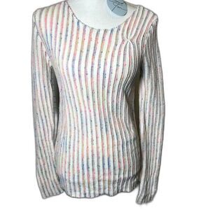 Cloud Ten Striped Sweater Size Medium NWT